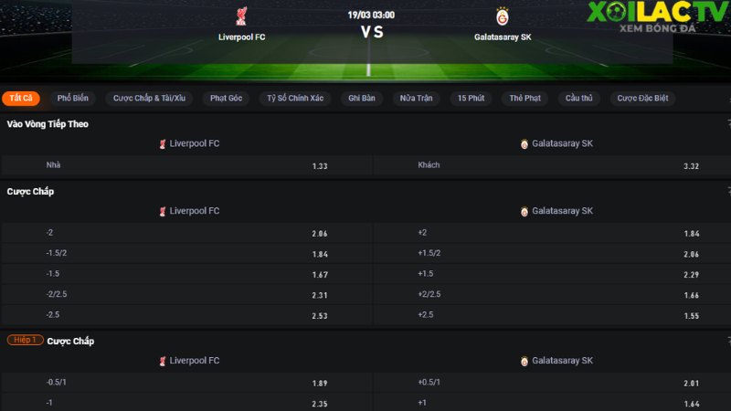 Liverpool vs Galatasaray